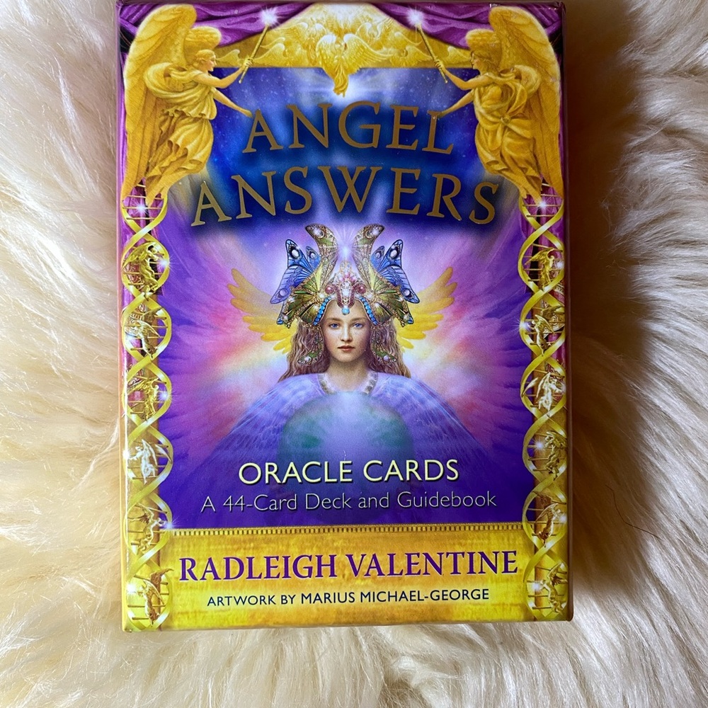 Angel Answers Oracle Cards by Radleigh Valentine - Purple & Gold